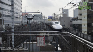 名古屋駅 東海道新幹線上り入線