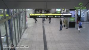 新大阪駅20番のりばへの通路