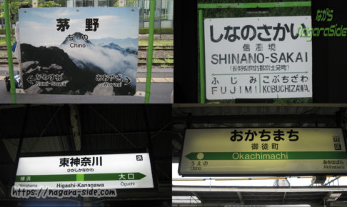 JR東日本の駅名標