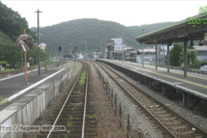 姫新線と智頭急行線の交点、佐用駅