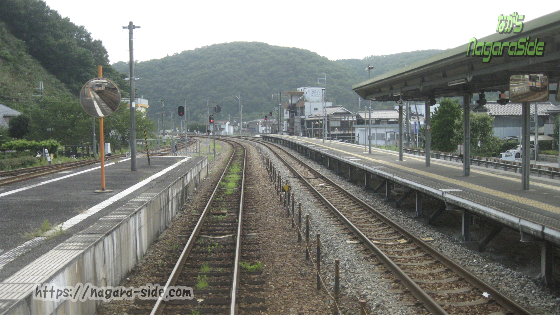 姫新線と智頭急行線の交点、佐用駅