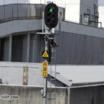 梅小路京都西駅から見える第一閉塞信号