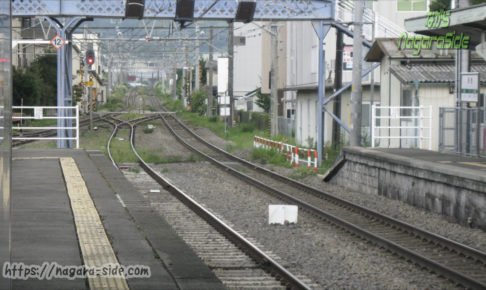 中央本線茅野駅から東京方面を望む