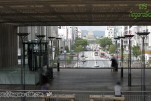 姫路駅在来線ホームから望む姫路城
