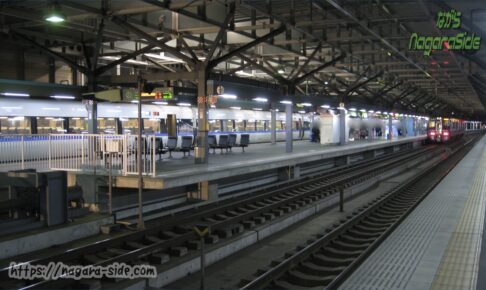 長さが際立つ福井駅のホーム