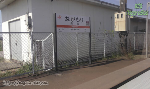 高山本線長森駅の駅名標