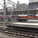 貨物と新幹線が共演する名古屋駅